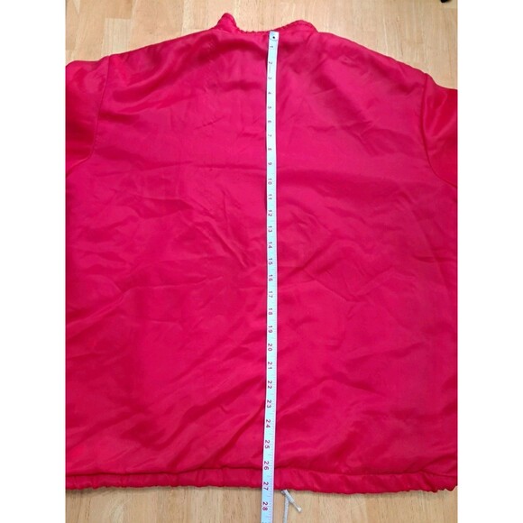 The Great Lakes Jacket Men's Medium Red Full Zip Vintage 1970s Sherpa Lined USA - Picture 11 of 11